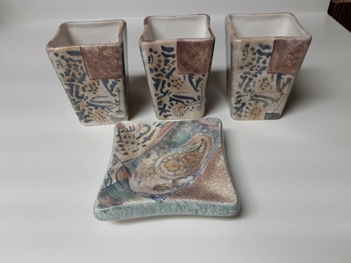 Croscill tumblers and soap - croscill,